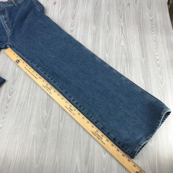 Reformation Clara High Rise Wide Leg Jeans Size 31 Stretch No Pockets - Picture 10 of 12